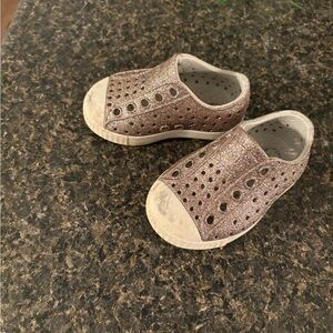 Native Shoes Glittery Kids Sneakers